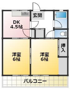 愛知県安城市横山町下毛賀知 安城駅 2DK アパート 賃貸物件詳細