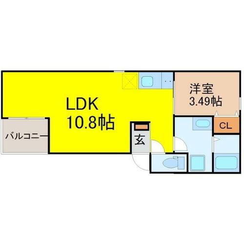 愛知県名古屋市港区港楽３丁目 築地口駅 1LDK アパート 賃貸物件詳細