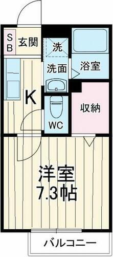 千葉県八千代市八千代台東３丁目 八千代台駅 1K アパート 賃貸物件詳細
