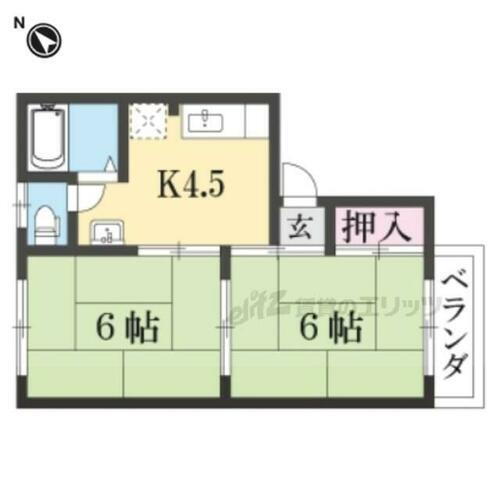 滋賀県愛知郡愛荘町長野 愛知川駅 2DK アパート 賃貸物件詳細