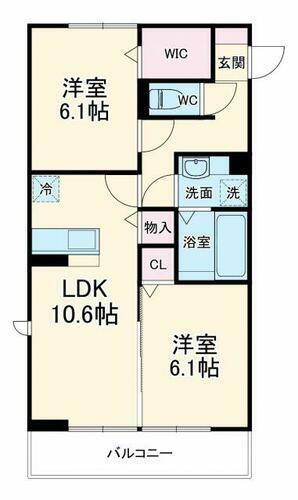埼玉県さいたま市西区三橋６丁目 西大宮駅 2LDK アパート 賃貸物件詳細
