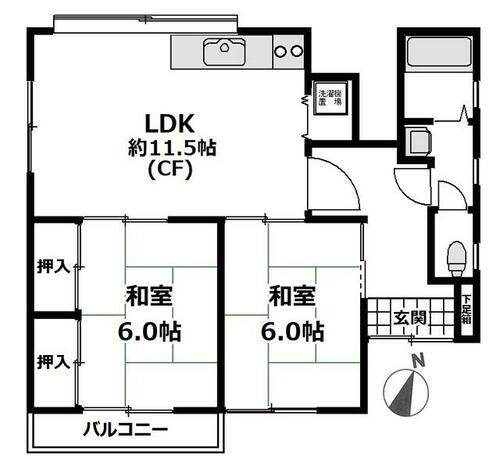 神奈川県横浜市神奈川区神大寺３丁目 片倉町駅 2LDK マンション 賃貸物件詳細
