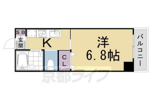 京都府京都市中京区御幸町通蛸薬師下る船屋町 京都河原町駅 1K マンション 賃貸物件詳細