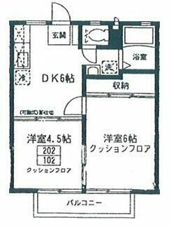 東京都三鷹市中原１丁目 仙川駅 2DK アパート 賃貸物件詳細