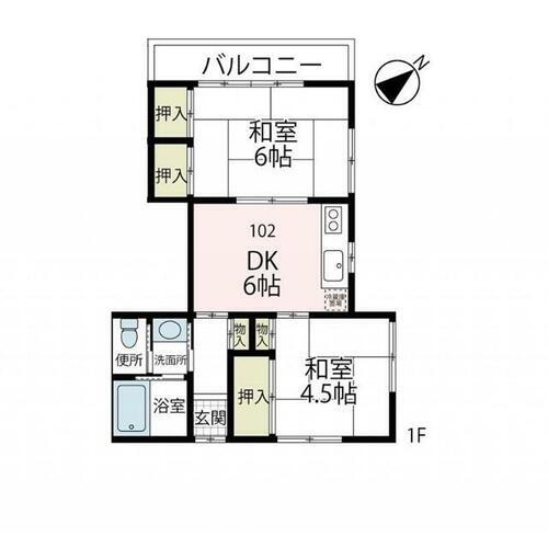 神奈川県横浜市戸塚区柏尾町 東戸塚駅 2DK アパート 賃貸物件詳細