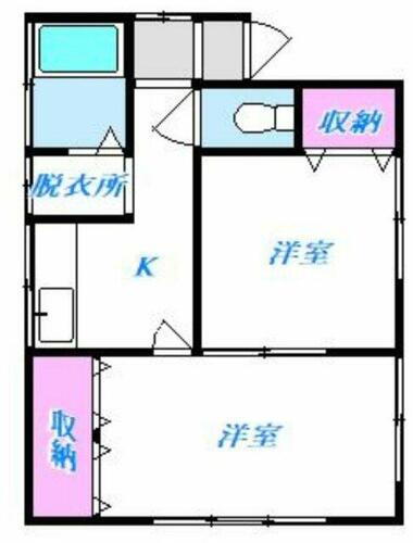 フォレストタッカー取手 2階 2K 賃貸物件詳細