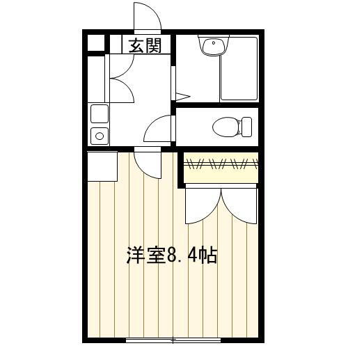福島県二本松市中里 杉田駅 1K アパート 賃貸物件詳細