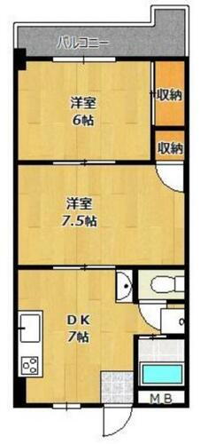 兵庫県神戸市垂水区南多聞台８丁目 舞子駅 2DK マンション 賃貸物件詳細