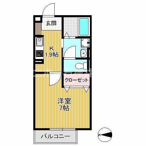 東京都練馬区石神井町８丁目 石神井公園駅 1K アパート 賃貸物件詳細