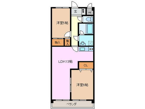 三重県四日市市鵜の森２丁目 近鉄四日市駅 2LDK マンション 賃貸物件詳細