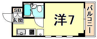 兵庫県西宮市甲子園口２丁目 甲子園口駅 ワンルーム マンション 賃貸物件詳細
