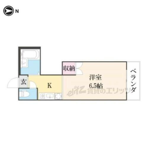 大阪府枚方市牧野阪１丁目 牧野駅 1K マンション 賃貸物件詳細