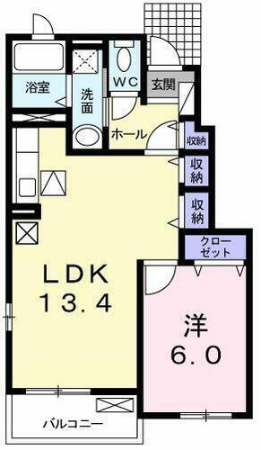 千葉県印西市木下 木下駅 1LDK アパート 賃貸物件詳細