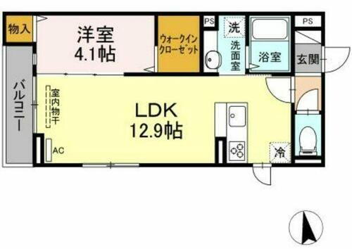 東京都中野区中野６丁目 中野駅 1LDK アパート 賃貸物件詳細