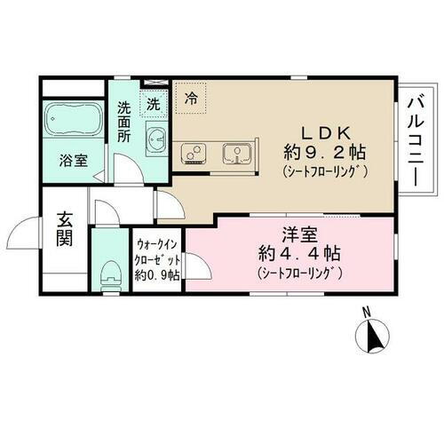 東京都中野区野方３丁目 野方駅 1LDK アパート 賃貸物件詳細