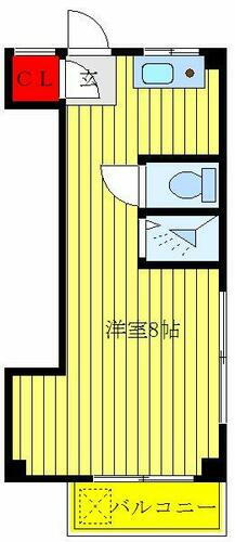 コーポ北澤 3階 ワンルーム 賃貸物件詳細