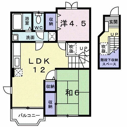 福島県二本松市郭内１丁目 二本松駅 2LDK アパート 賃貸物件詳細