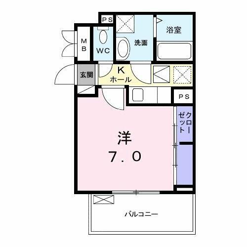 群馬県前橋市天川大島町 前橋大島駅 1K アパート 賃貸物件詳細