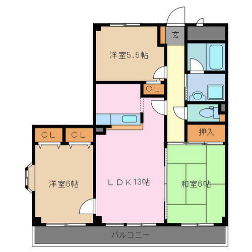 三重県鈴鹿市若松北２丁目 伊勢若松駅 3LDK マンション 賃貸物件詳細