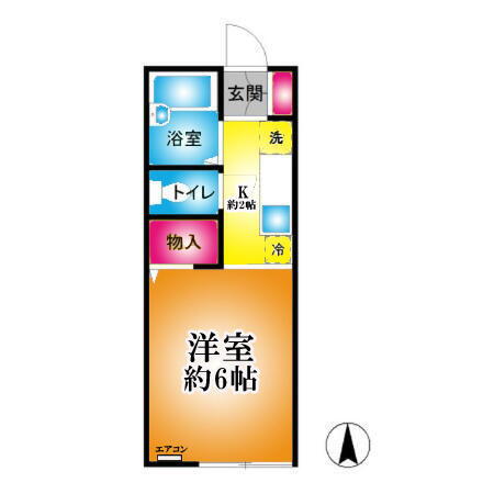 埼玉県吉川市高久２丁目 吉川駅 1K アパート 賃貸物件詳細