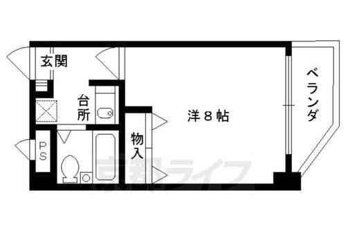 京都府京都市下京区朱雀分木町 丹波口駅 1K マンション 賃貸物件詳細