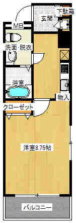 福岡県福岡市博多区博多駅前３丁目 祇園駅 1K マンション 賃貸物件詳細