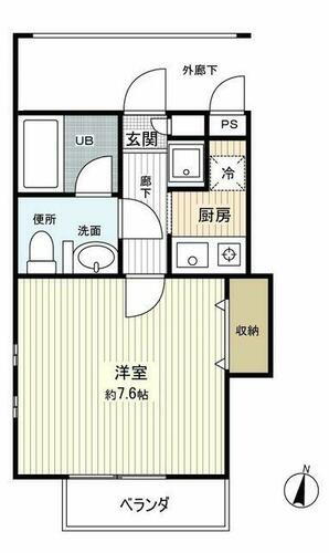 千葉県市川市欠真間２丁目 南行徳駅 1K アパート 賃貸物件詳細