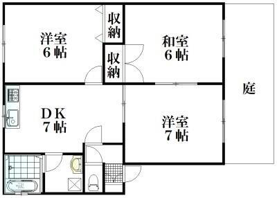 岡山県岡山市北区三野３丁目 法界院駅 3DK アパート 賃貸物件詳細