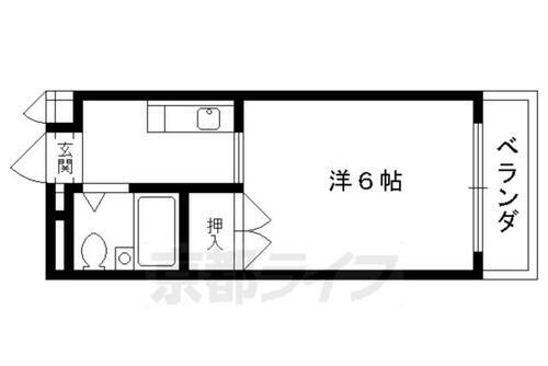 京都府京都市左京区岩倉幡枝町 国際会館駅 1K マンション 賃貸物件詳細
