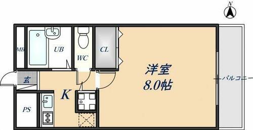 大阪府東大阪市四条町 瓢箪山駅 1K アパート 賃貸物件詳細