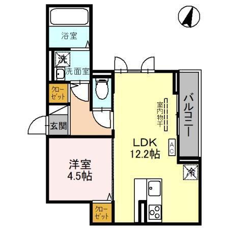 新潟県新潟市中央区笹口３丁目 新潟駅 1LDK アパート 賃貸物件詳細