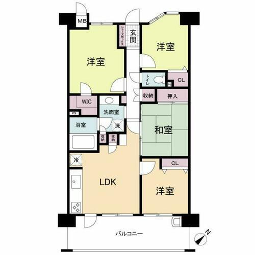 大阪府吹田市山田北 山田駅 4LDK マンション 賃貸物件詳細