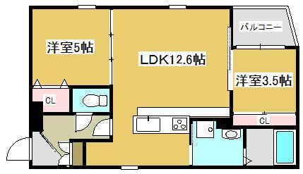 兵庫県姫路市東延末２丁目 姫路駅 2LDK アパート 賃貸物件詳細