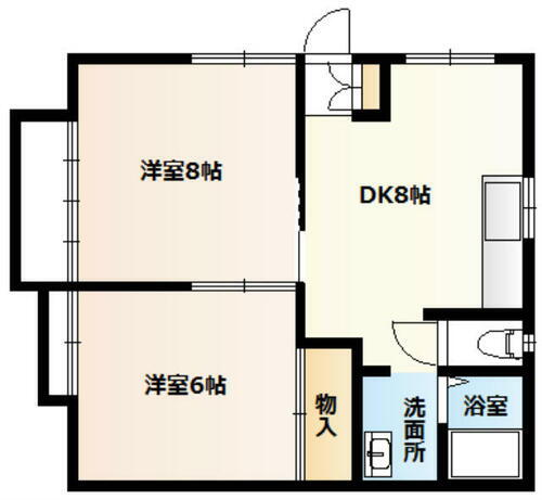 神奈川県伊勢原市東大竹 伊勢原駅 2DK アパート 賃貸物件詳細