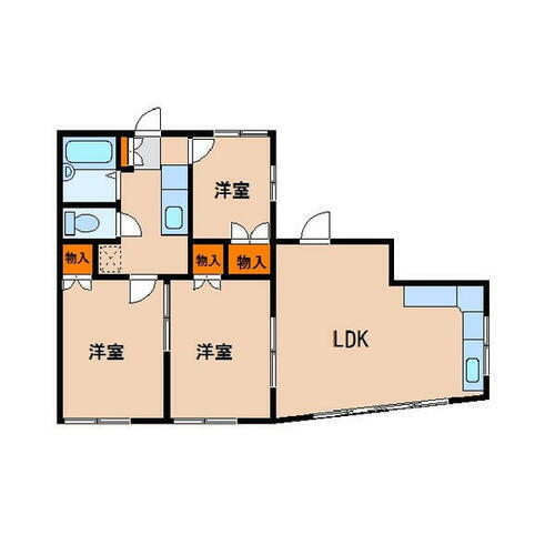 千葉県市原市姉崎 姉ケ崎駅 3LDK アパート 賃貸物件詳細