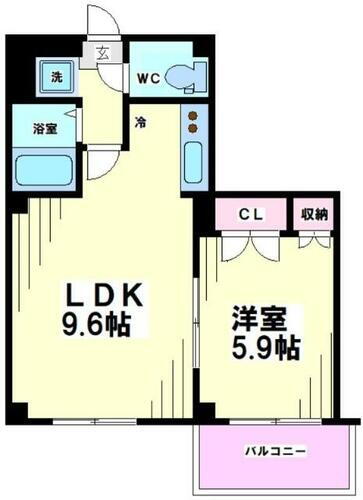 東京都杉並区和泉４丁目 方南町駅 1LDK マンション 賃貸物件詳細