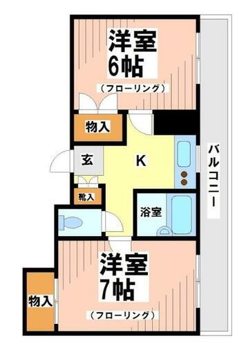 東京都杉並区下高井戸１丁目 下高井戸駅 2K マンション 賃貸物件詳細