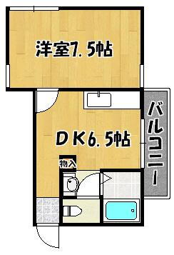 兵庫県明石市北王子町 明石駅 1DK アパート 賃貸物件詳細