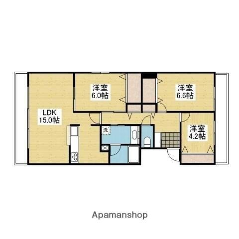 愛媛県松山市清水町４丁目 木屋町駅 3LDK マンション 賃貸物件詳細