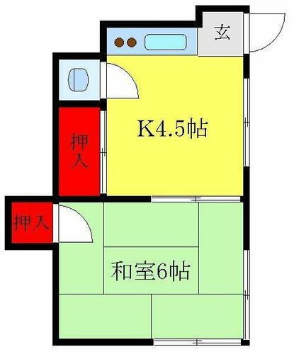 東京都北区王子本町２丁目 王子駅 1K アパート 賃貸物件詳細