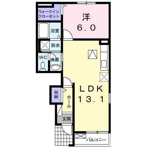秋桜ｎｅｏ　Ａ 1階 1LDK 賃貸物件詳細