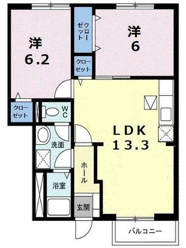 広島県福山市山手町７丁目 福山駅 3DK アパート 賃貸物件詳細