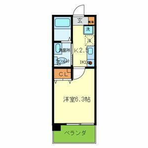 兵庫県西宮市産所町 西宮駅 1K マンション 賃貸物件詳細