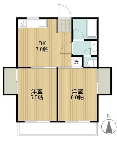 東京都三鷹市中原４丁目 つつじヶ丘駅 2DK マンション 賃貸物件詳細