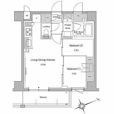 東京都中野区本町１丁目 賃貸マンション