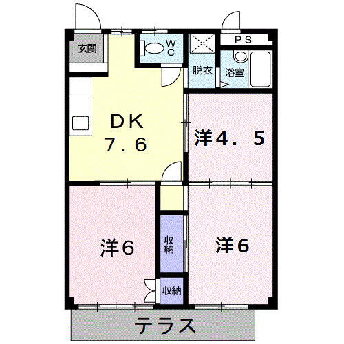 三重県四日市市東日野町 西日野駅 3DK アパート 賃貸物件詳細