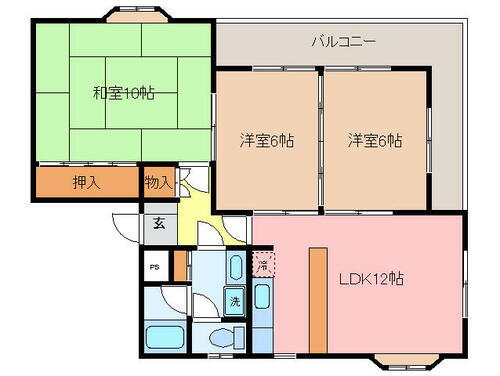 徳川台ロイヤルマンション 3階 3LDK 賃貸物件詳細