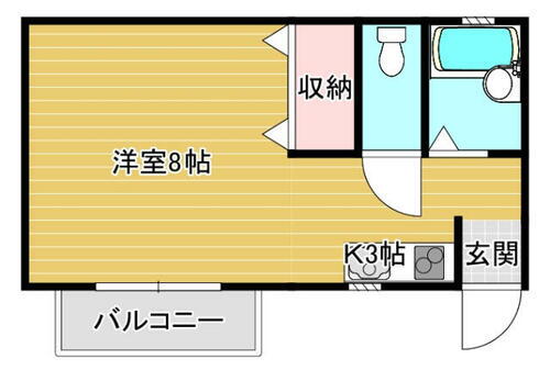 長崎県佐世保市若葉町 佐世保駅 1K アパート 賃貸物件詳細