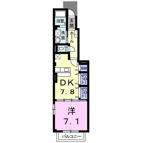 愛知県豊川市谷川町洞 豊川駅 1DK アパート 賃貸物件詳細