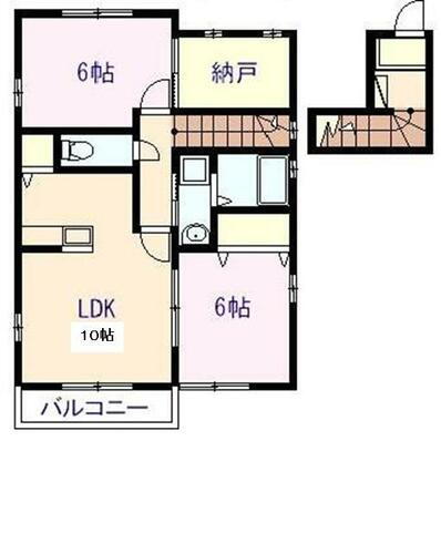 ネクスト吉村Ⅱ（ペット） 2階 2LDK 賃貸物件詳細